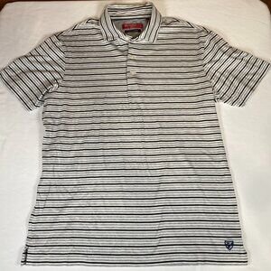 Daniel Cremieux Slim Fit Supima Polo Men's L White Cotton Blend